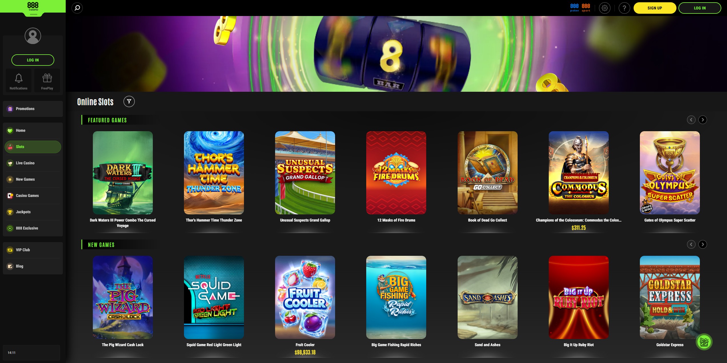 888 Casino screenshot 2