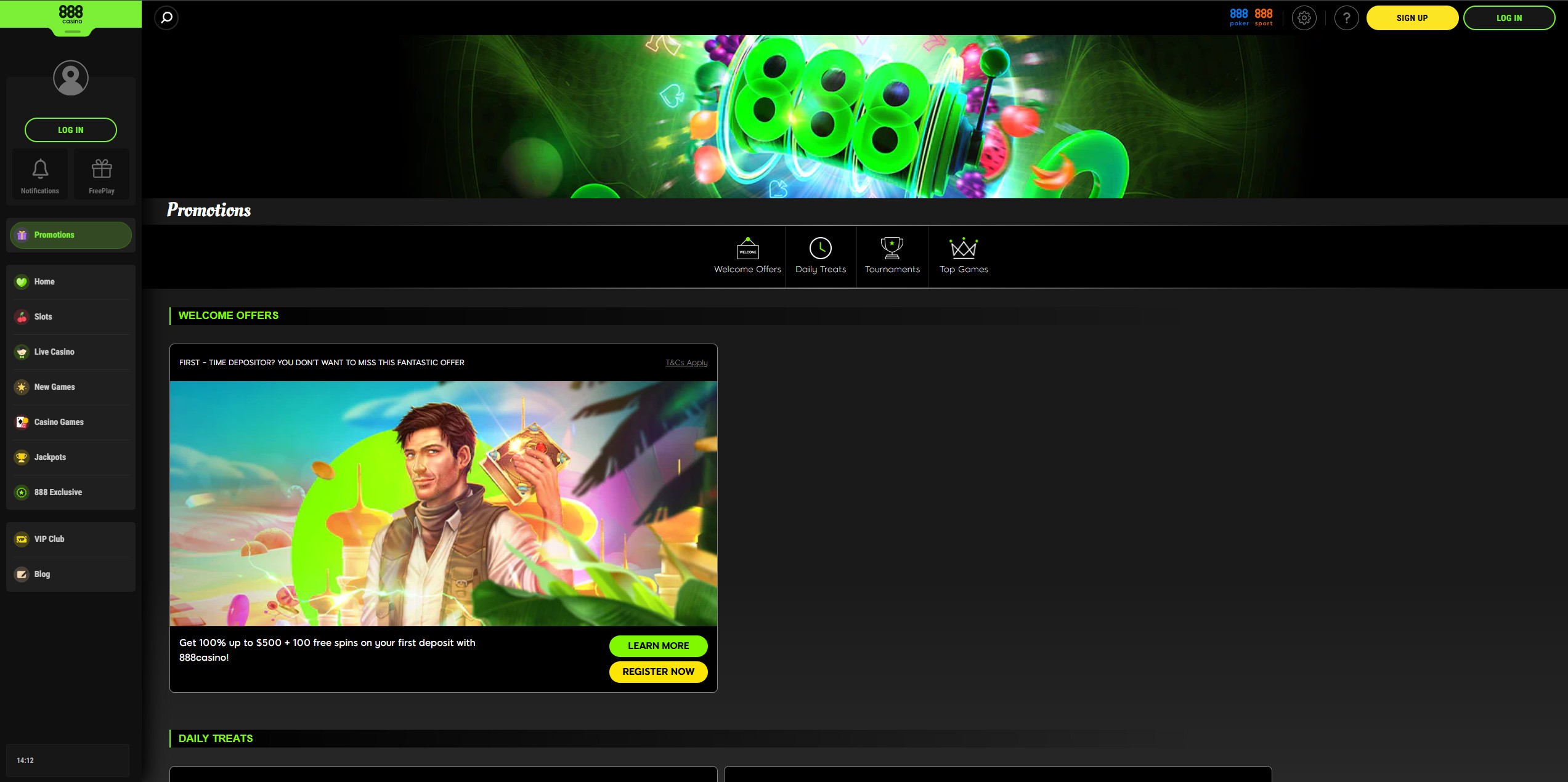 888 Casino screenshot 3