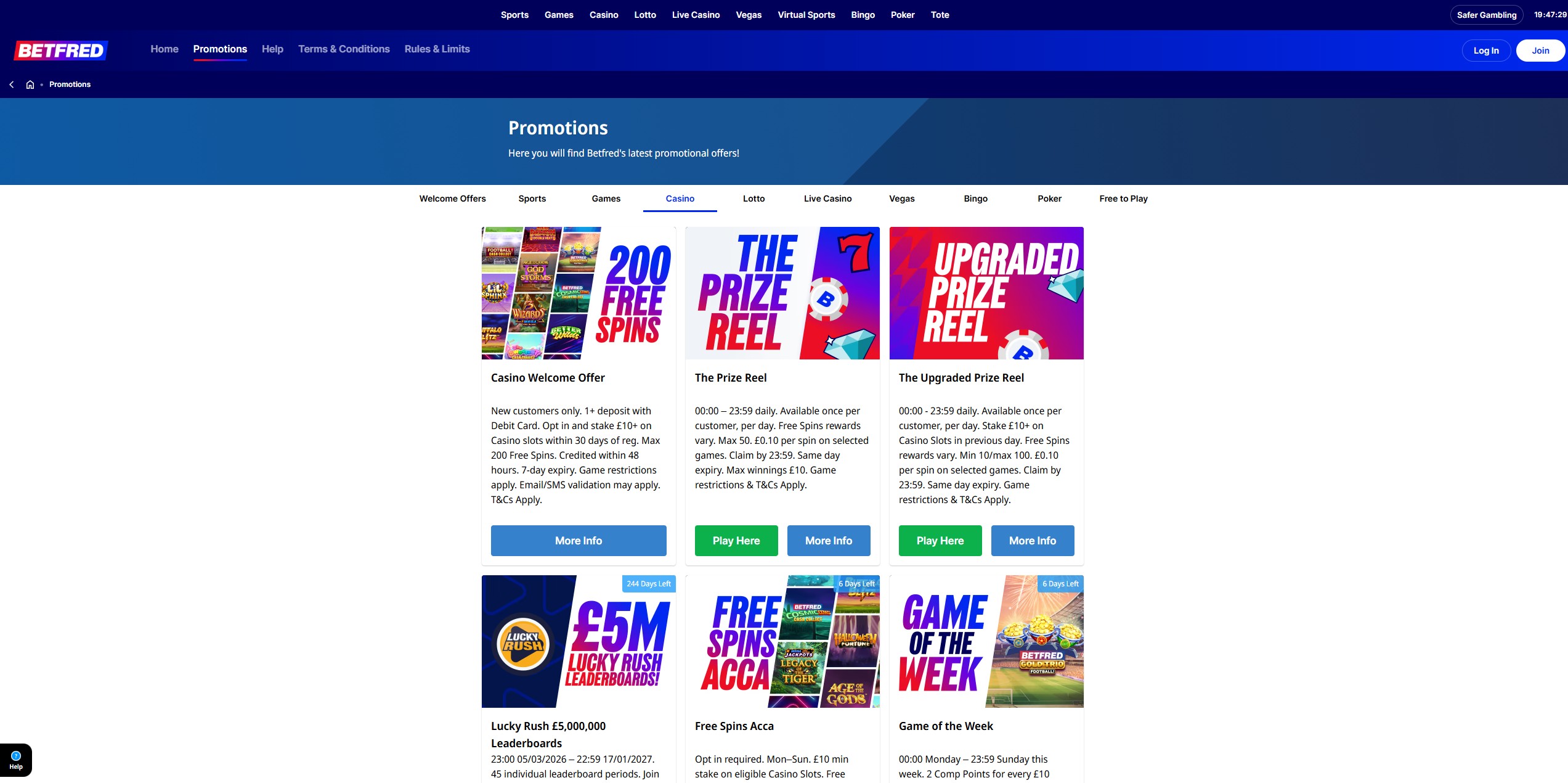 Betfred screenshot 3