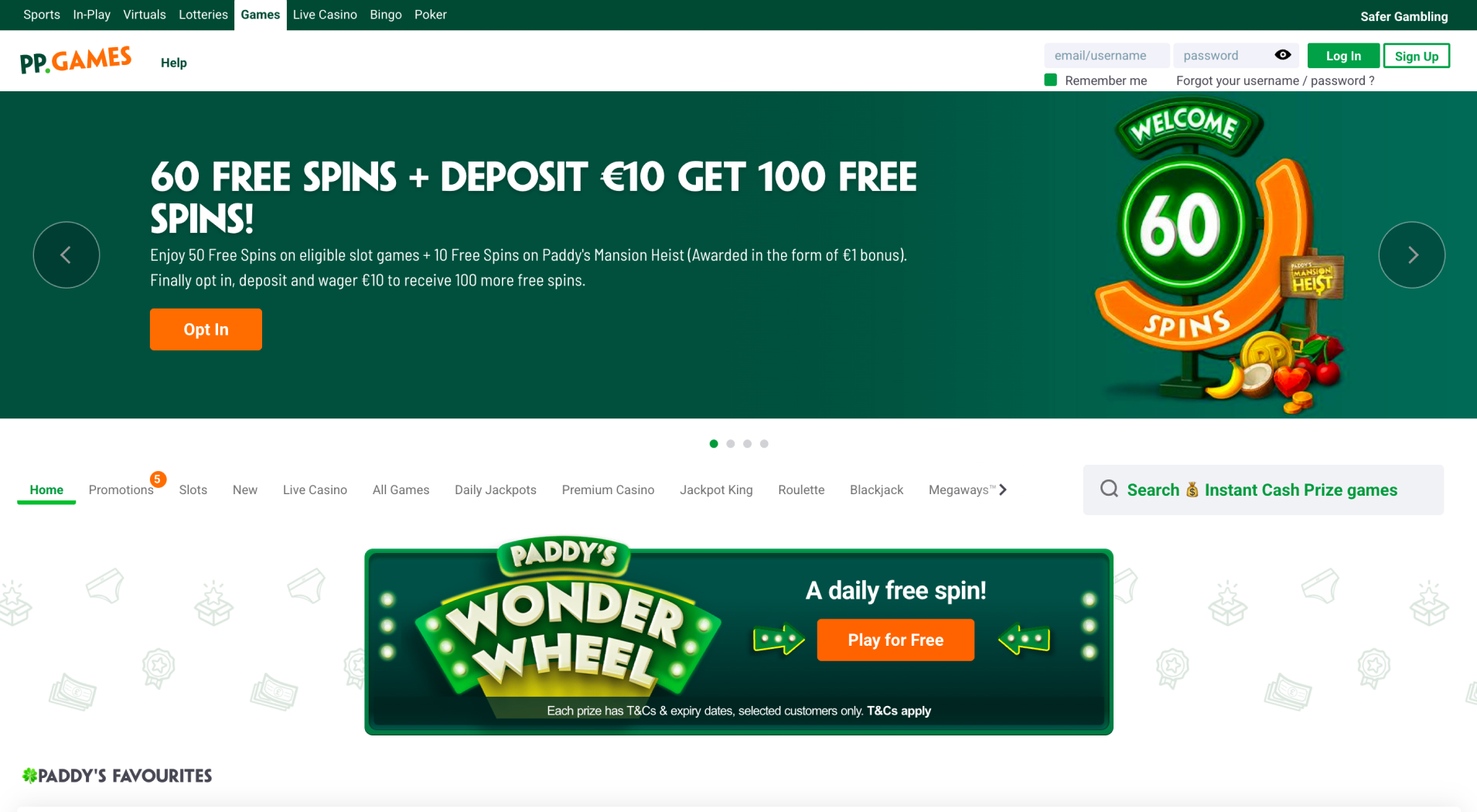 Paddy Power screenshot 1