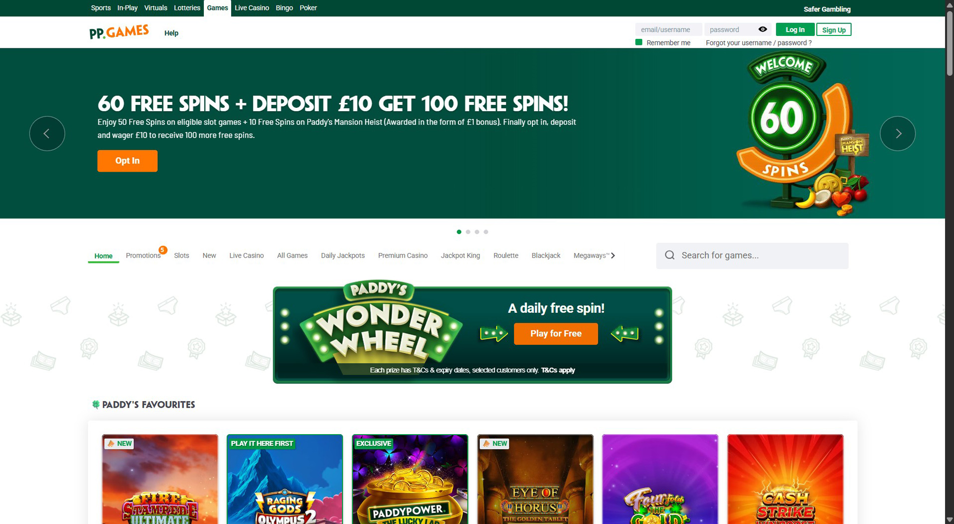 2. Paddy Power Games - Fast Euteller Casino Access